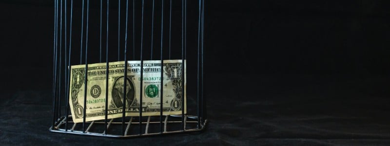 trapped money