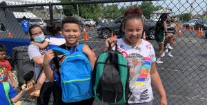 kids with backpacks