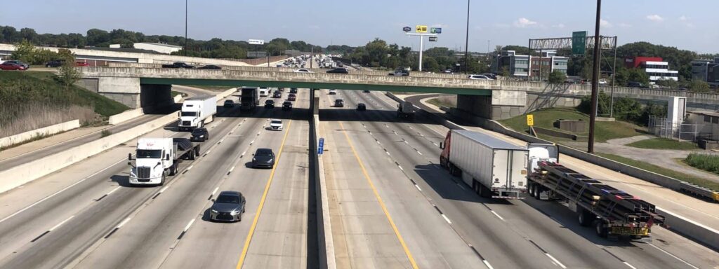 I-94 in Hammond, IN, where a crash requiring a Hammond, IN car accident settlement offer may occur