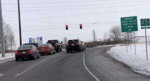 Exit 222 off I-69N in Anderson, IN, where Diona's car accident took place