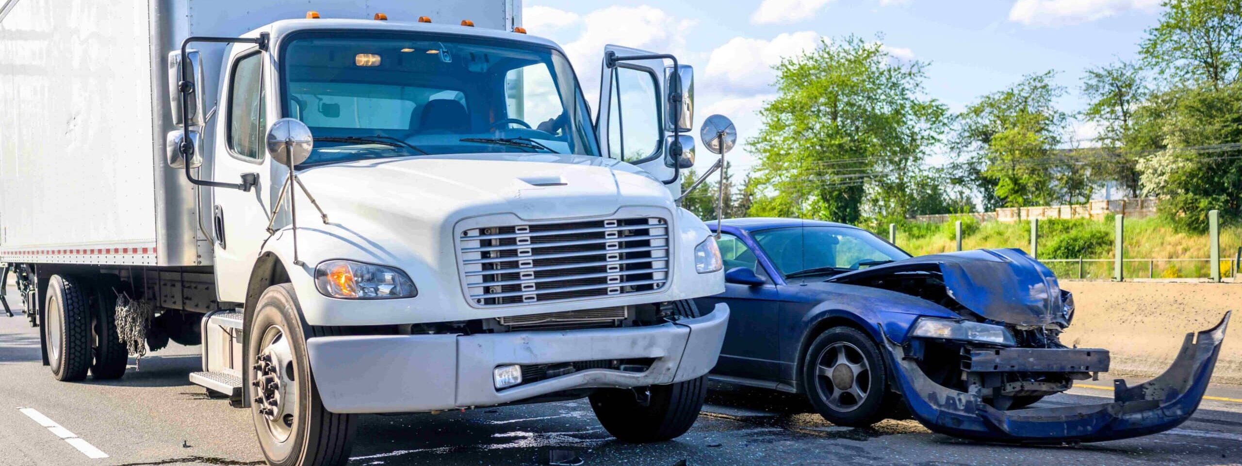 Indiana truck accident where the relative liablity of the truck driver and the trucking company may need to be sorted out by an Indiana truck accident lawyer