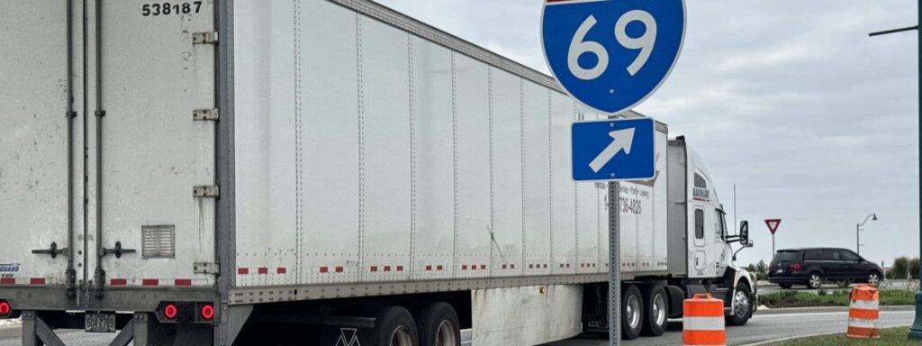 I-69 S in FIshers, IN, where a skilled Fishers truck accident lawyer may be called to help investigate a serious truck accident in Fishers, IN