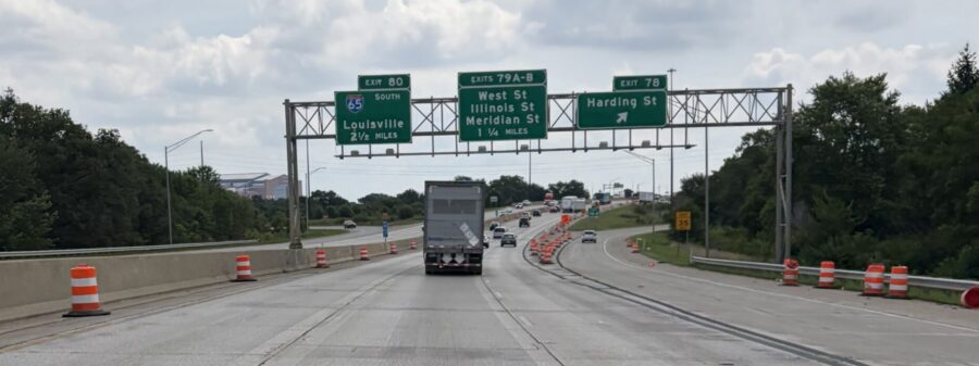 I-70 in Indianapolis, IN, where semi truck accidents often take place that might benefit the assistance of experienced Indianapolis truck accident lawyers
