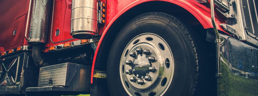 The kind of truck that could be involved in an Elkhart truck accident on the Indiana Toll Road