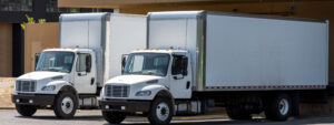 The kinds of trucks in which Amazon, FedEx, or UPS drivers often hit and injure people in Indianapolis, IN