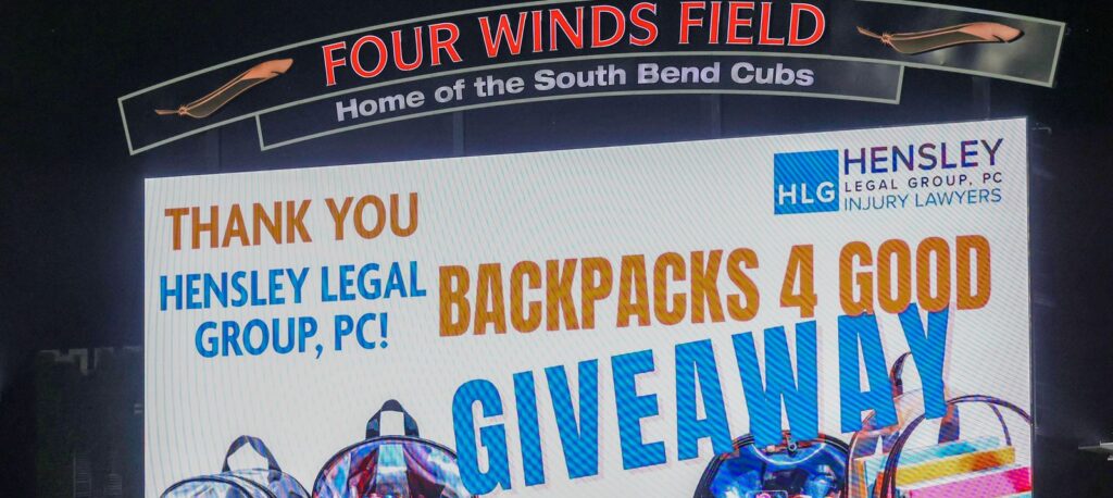 South Bend Backpacks 4 Good Event at Four Winds Field in South Bend, IN