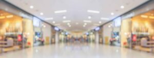 The kind of mall walkway where a Tippecanoe Mall slip and fall might occur