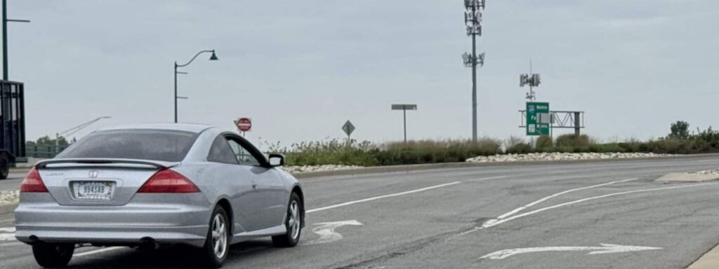 I-69 in Fishers, IN, where motorists are increasingly likely to be hit by uninsured drivers
