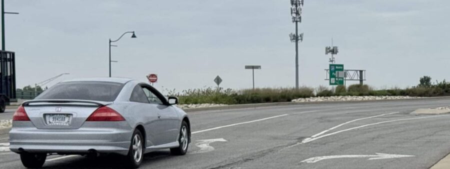 I-69 in Fishers, IN, where motorists are increasingly likely to be hit by uninsured drivers