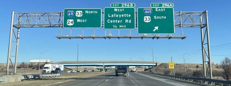 I-69 in Fort Wayne, IN, where fatal accidents often occur according to the Allen County 2024 Crash Report